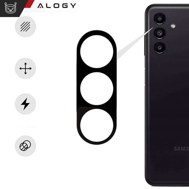 Alogy Metal Lens Metalowa osłonka do Samsung Galaxy S24 ochronna na wyspe aparat obiektyw Czarna