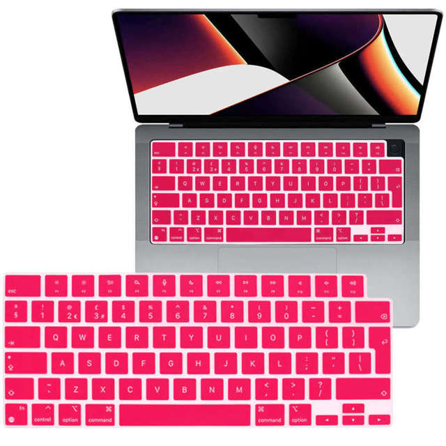 Alogy Nakładka ochronna osłona na klawiaturę do Apple Macbook Air 13 2022 M2 A2681 Różowa