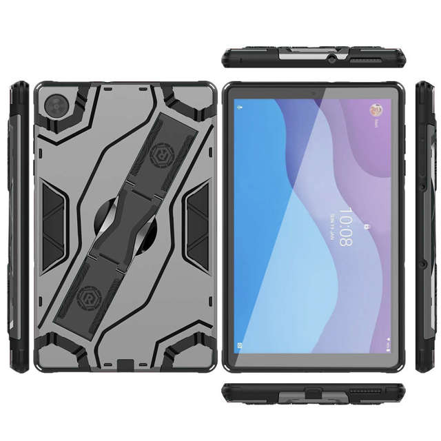 Alogy Pancerne etui na tablet Armor Case do Lenovo Tab M10 10.1 2ND Gen TB-X306 X/F/L Srebrne