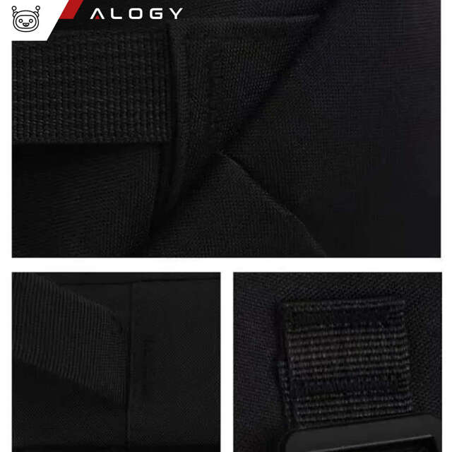 Alogy Plecak Backpack na laptopa duży wodoodporny z portem USB Unisex 44x34x13cm Czarny