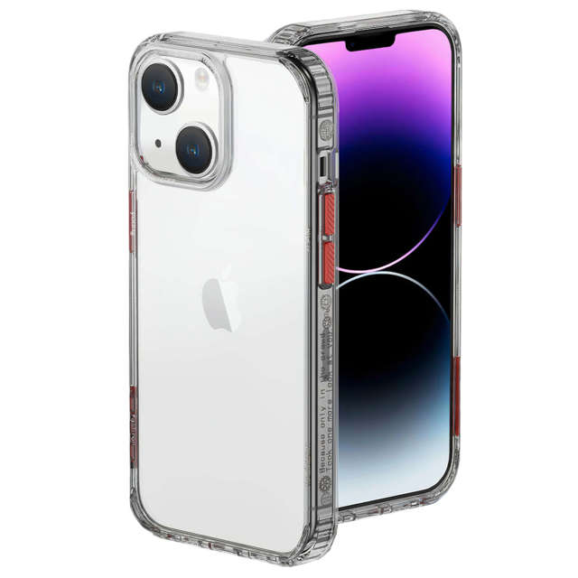 Alogy Protective Case Etui na telefon obudowa ochronna do Apple iPhone 14 Plus Czarno-przezroczyste