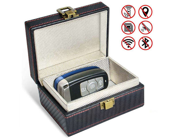 Alogy Pudełko antykradzieżowe klatka Faradaya na klucze samochodowe telefon