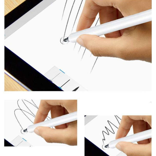 Alogy Rysik dotykowy 2w1 do ekranu telefonu tabletu z długopisem pojemnościowy Biały