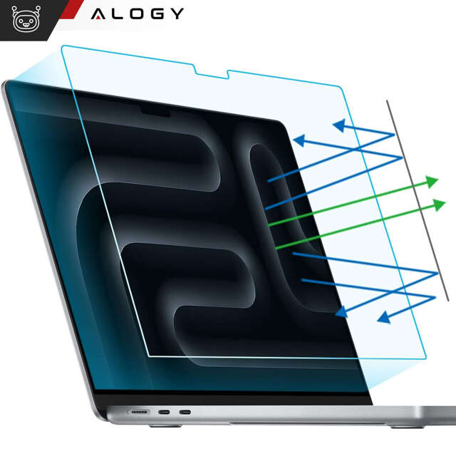 Alogy Screen Protect Film z filtrem Anti Blue Folia ochronna Matowa na ekran do MacBook Pro 14 (2023-2021)