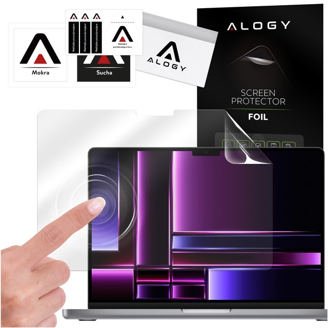 Alogy Screen Protect Film z filtrem Anti Blue Folia ochronna Matowa na ekran do MacBook Pro 14 (2023-2021)