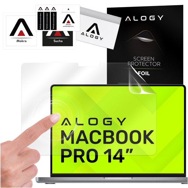 Alogy Screen Protect Film z filtrem Anti Blue Folia ochronna Matowa na ekran do MacBook Pro 14 (2023-2021)