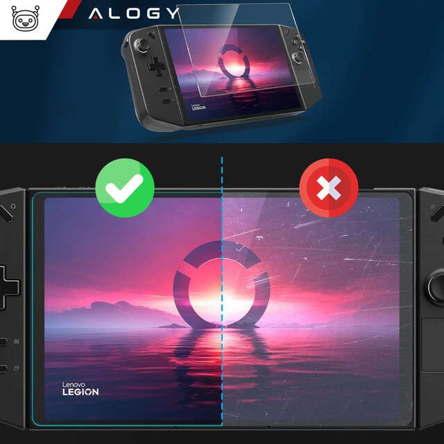 Alogy Screen Protector PRO+ 2x Szkło hartowane 9H do Lenovo Legion Go na ekran 