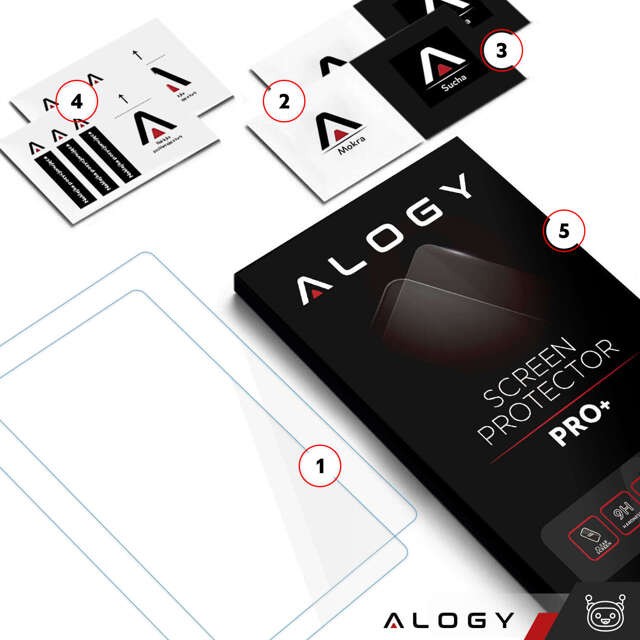 Alogy Screen Protector PRO+ 2x Szkło hartowane 9H do Lenovo Legion Go na ekran 