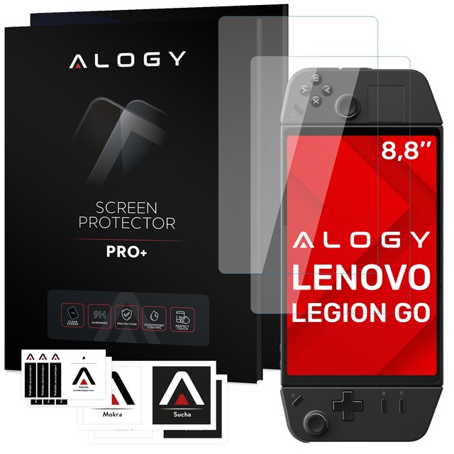 Alogy Screen Protector PRO+ 2x Szkło hartowane 9H do Lenovo Legion Go na ekran 