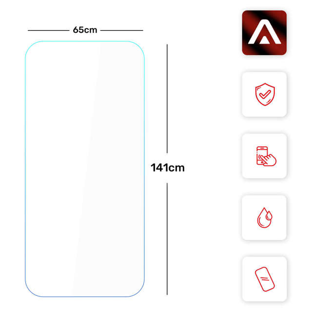 Alogy Screen Protector PRO+ 2x Szkło hartowane 9H ochrona na ekran do Apple iPhone 15 / 15 Pro