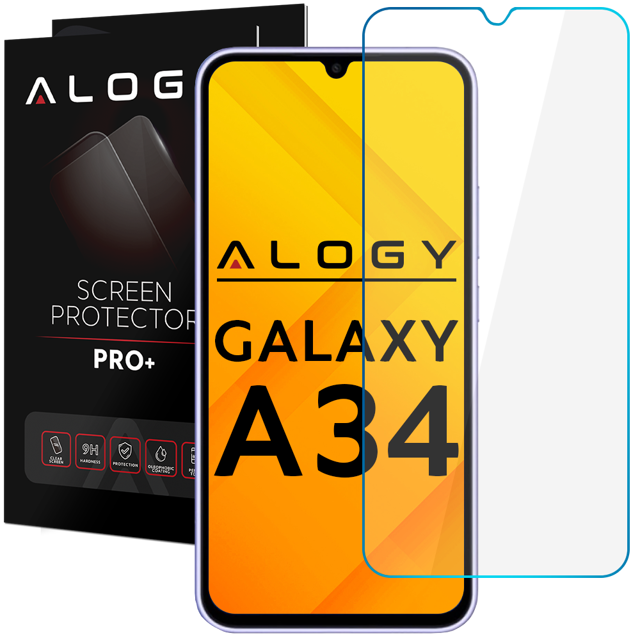 Alogy Screen Protector PRO+ Szkło hartowane 9H ochrona na ekran do Samsung Galaxy A34 5G