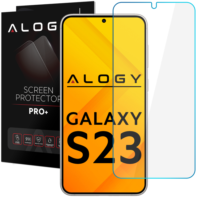 Alogy Screen Protector PRO+ Szkło hartowane 9H ochrona na ekran do Samsung Galaxy S23