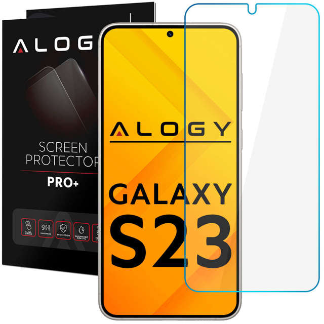 Alogy Screen Protector PRO+ Szkło hartowane 9H ochrona na ekran do Samsung Galaxy S23