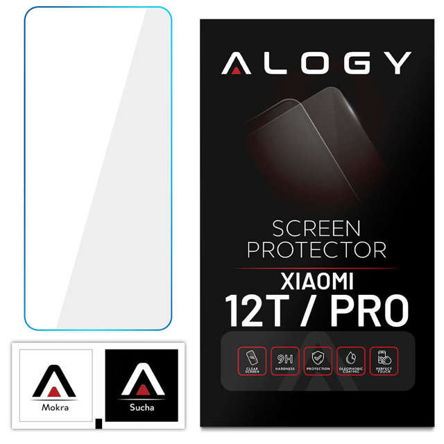 Alogy Screen Protector PRO+ Szkło hartowane 9H ochrona na ekran do Xiaomi 12T / 12T Pro