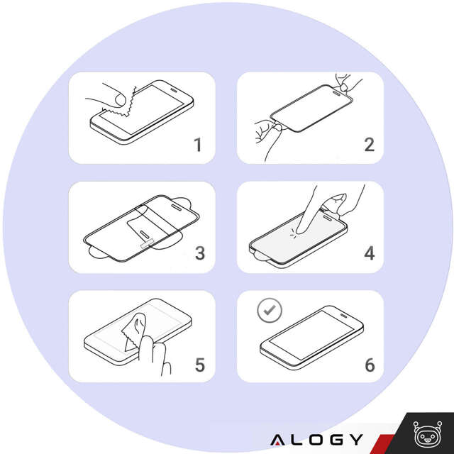 Alogy Screen Protector Pro+ 9H 2x Szkło hartowane do Samsung Galaxy S24+ Plus na ekran [2szt.]