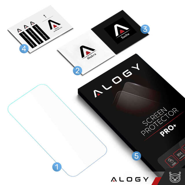 Alogy Screen Protector Pro+ 9H 2x Szkło hartowane do Samsung Galaxy S24 na ekran [2szt.]