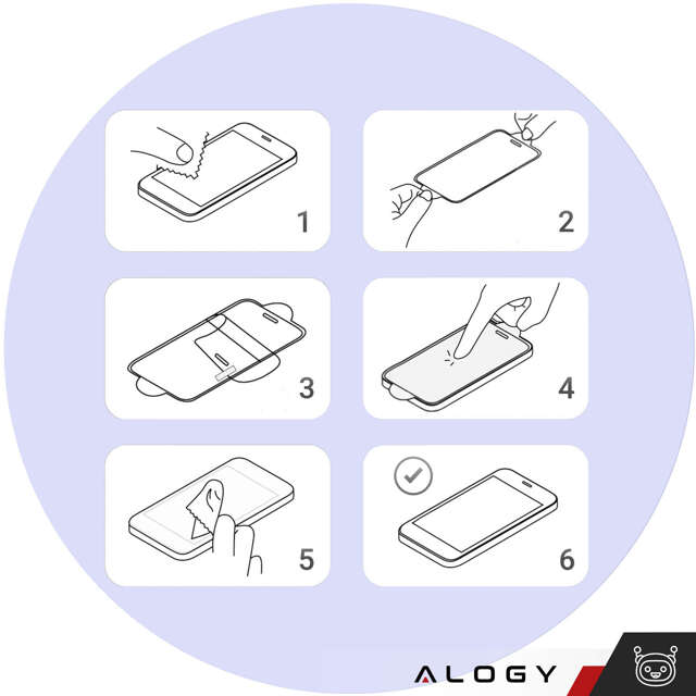 Alogy Screen Protector Pro+ 9H Szkło hartowane do Samsung Galaxy A35/A55 5G na ekran