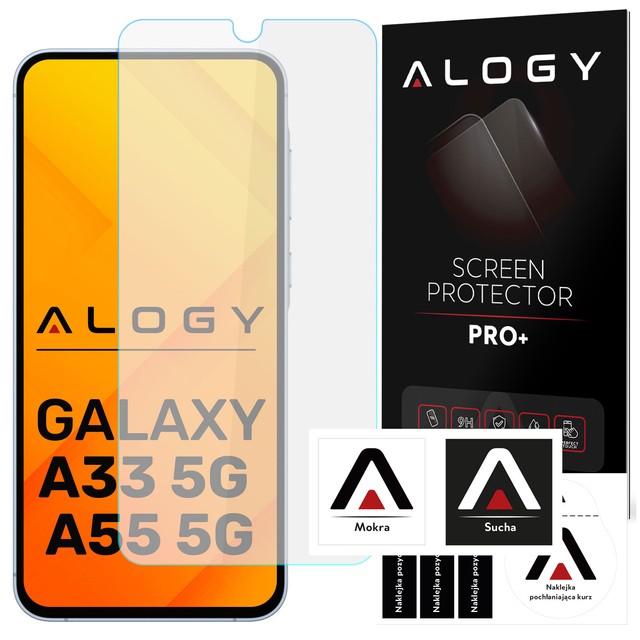 Alogy Screen Protector Pro+ 9H Szkło hartowane do Samsung Galaxy A35/A55 5G na ekran