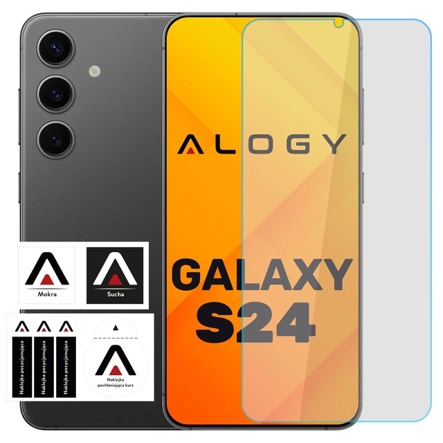 Alogy Screen Protector Pro+ 9H Szkło hartowane do Samsung Galaxy S24 na ekran 