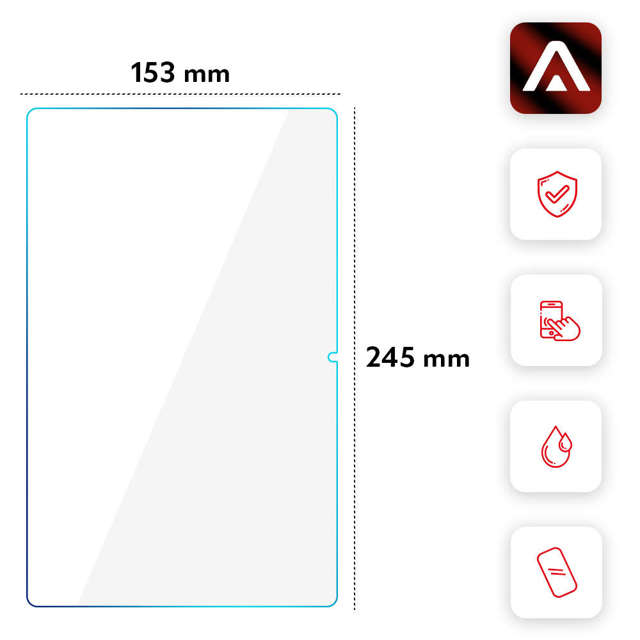 Alogy Screen Protector Pro+ Szkło hartowane 9H ochrona ekranu do Lenovo M10 Tab Plus 10.6" 3GEN TB128XU/TB125FU