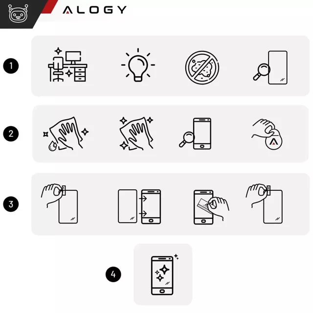 Alogy Screen Protector Pro+ Szkło hartowane do Apple iPad 10.9 10 gen 2022 (A2696/A2757/A2777) 