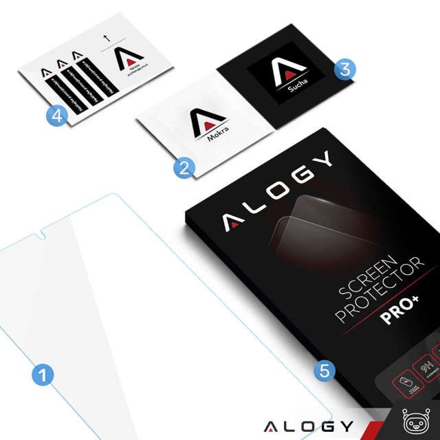 Alogy Screen Protector Pro+ Szkło hartowane do Samsung Galaxy Tab A9 2023 8.7" 2gen X110 / X115 na ekran