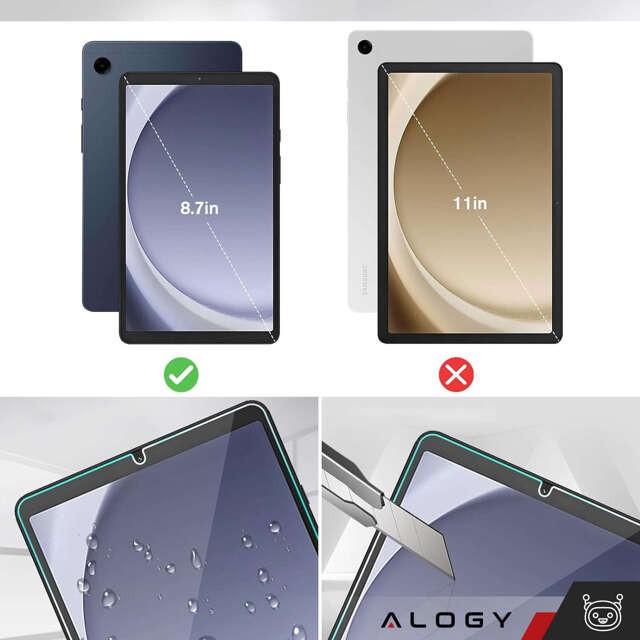 Alogy Screen Protector Pro+ Szkło hartowane do Samsung Galaxy Tab A9 2023 8.7" 2gen X110 / X115 na ekran