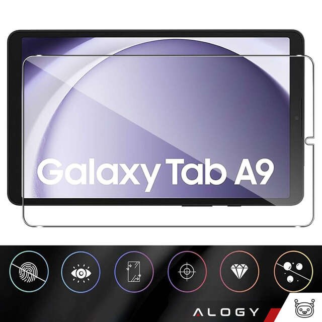 Alogy Screen Protector Pro+ Szkło hartowane do Samsung Galaxy Tab A9 2023 8.7" 2gen X110 / X115 na ekran