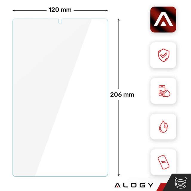 Alogy Screen Protector Pro+ Szkło hartowane do Samsung Galaxy Tab A9 2023 8.7" 2gen X110 / X115 na ekran