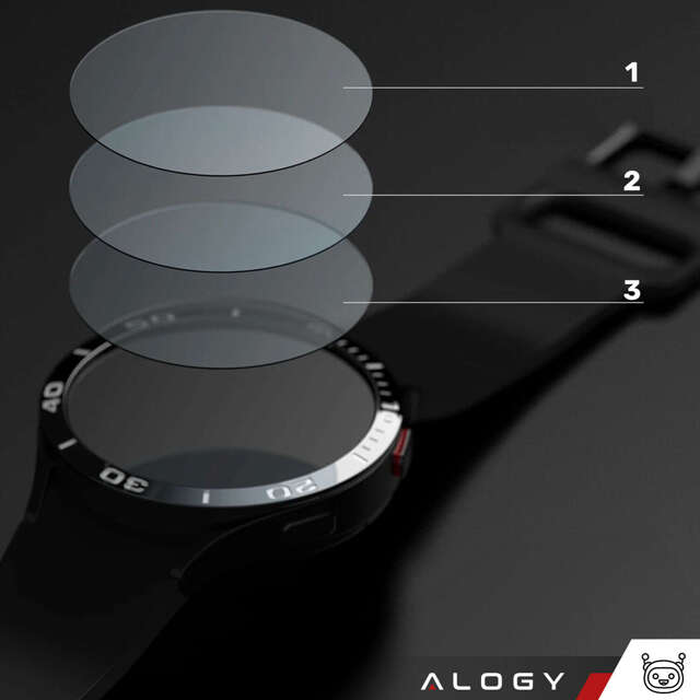 Alogy Screen Protector Watch+ 2x Szkło Hartowane na smartwatch watch zegarek uniwersalne 36mm średnica ochronne