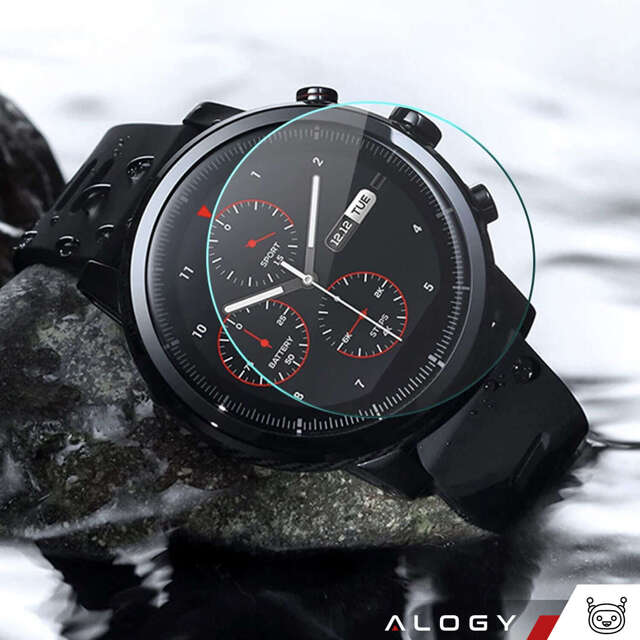 Alogy Screen Protector Watch+ 2x Szkło Hartowane na smartwatch watch zegarek uniwersalne 36mm średnica ochronne