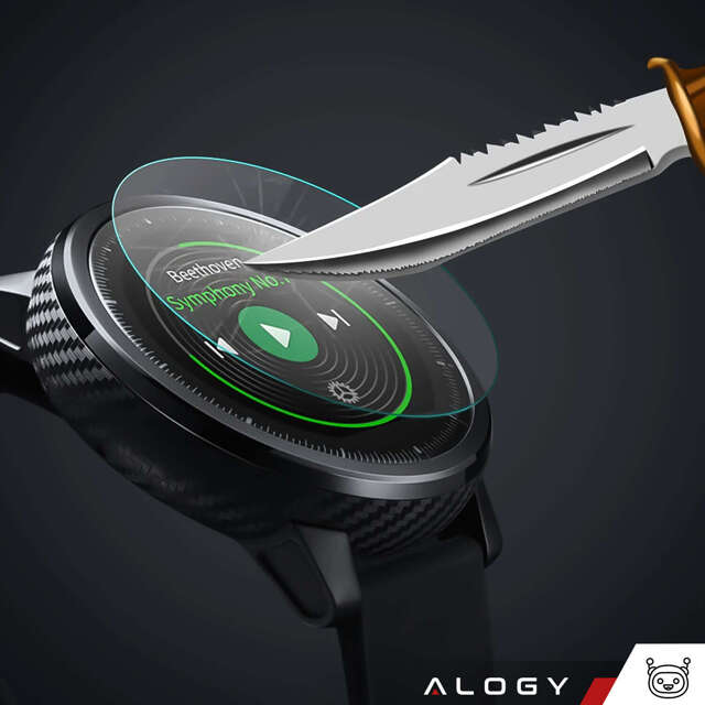 Alogy Screen Protector Watch+ 2x Szkło Hartowane na smartwatch watch zegarek uniwersalne 36mm średnica ochronne