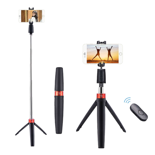 Alogy Selfie stick mini Statyw kijek monopod Czarny