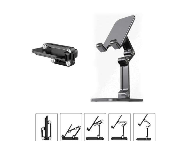 Alogy Składany aluminiowy stojak premium uchwyt podstawka na biurko do telefonu/ tabletu