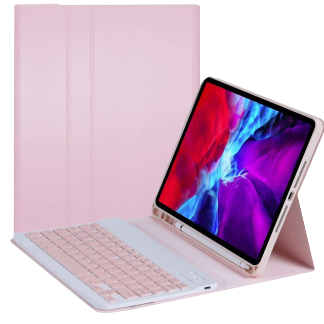 Alogy Smart Case Etui klawiatura do iPad 10.2 2019/ 2020/ 2021 (7/8/9Gen) Różowy