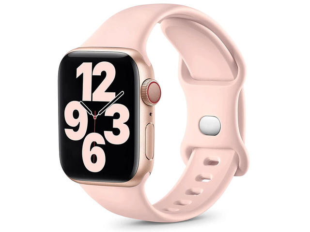 Alogy Sportowy gumowy pasek do smartwatcha do Apple Watch 38/40/41mm Różowy