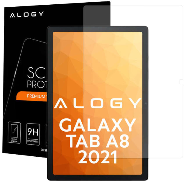 Alogy Szkło hartowane 9H na tablet do Samsung Galaxy Tab A8 2021 SM-X200/SM-X205