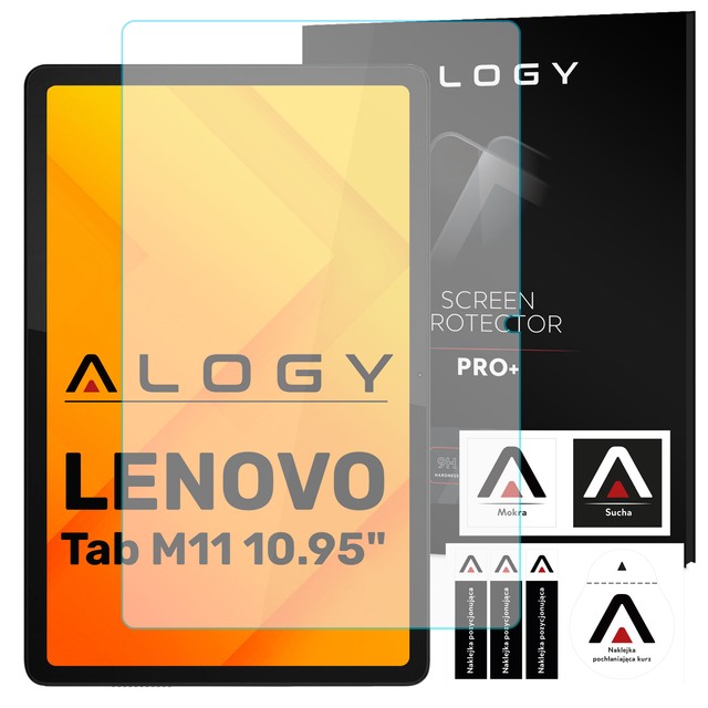 Alogy Szkło hartowane do Lenovo Tab M11 10.95" TB330FU/TB330XU/TB331FC na tablet ekran Screen Protector Pro+ 9H