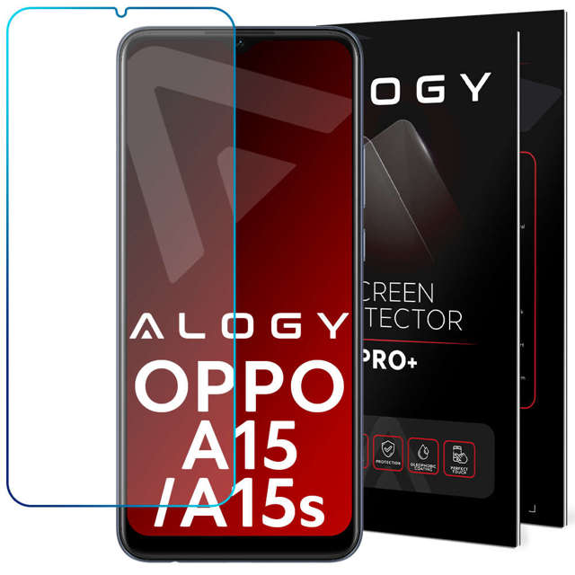 Alogy Szkło hartowane do telefonu na ekran do Oppo A15 / A15s