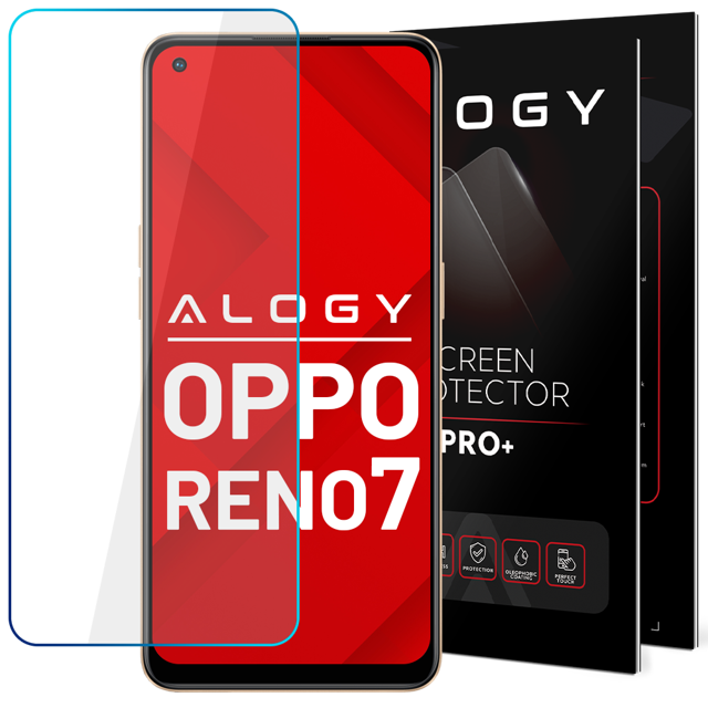 Alogy Szkło hartowane do telefonu na ekran do Oppo Reno7