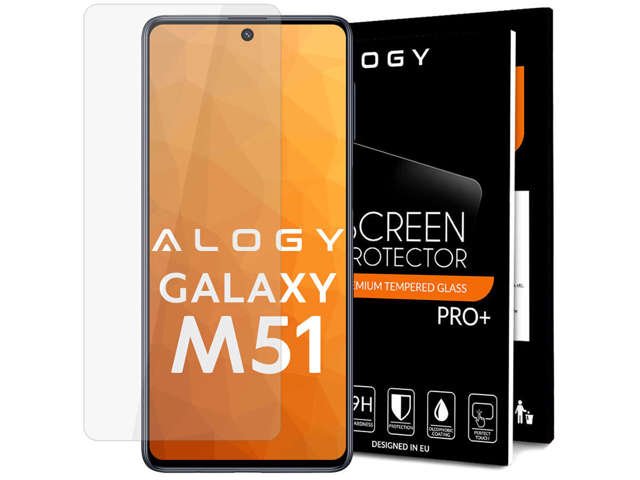 Alogy Szkło hartowane do telefonu na ekran do Samsung Galaxy M51