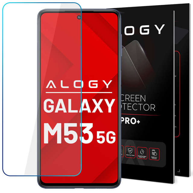 Alogy Szkło hartowane do telefonu na ekran do Samsung Galaxy M53 5G