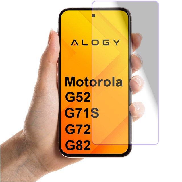 Alogy Szkło hartowane na ekran Motorola G52 / G71s / G72 / G82 Screen Protector Pro+ 9H