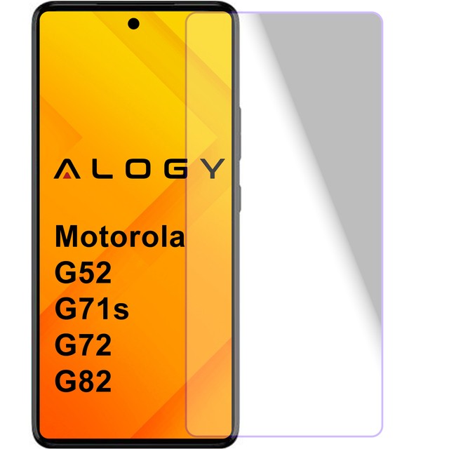 Alogy Szkło hartowane na ekran Motorola G52 / G71s / G72 / G82 Screen Protector Pro+ 9H