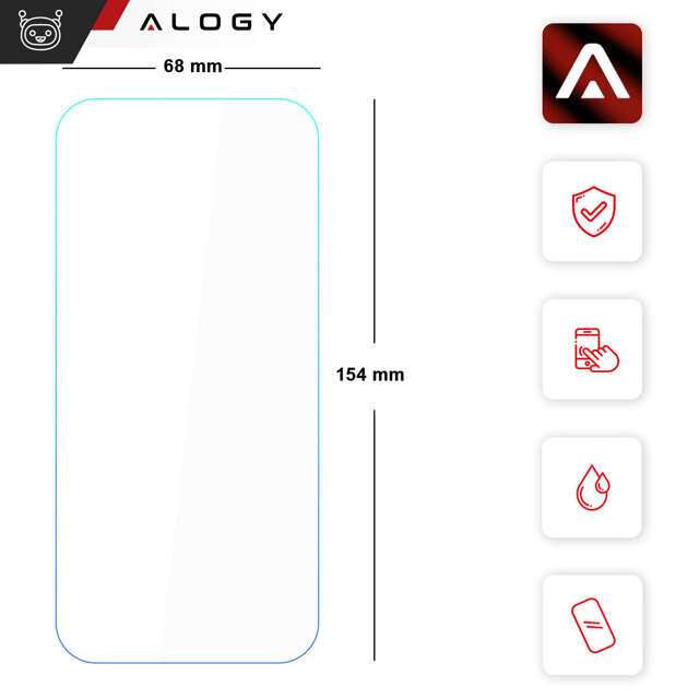 Alogy Szkło hartowane na ekran Motorola G52 / G71s / G72 / G82 Screen Protector Pro+ 9H