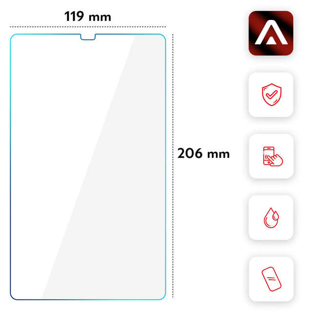 Alogy Szkło hartowane na tablet na ekran do Realme Pad Mini 8.7"