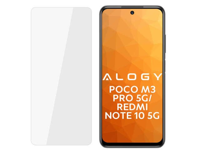Alogy Szkło hartowane na telefon do Xiaomi Poco M3 Pro 5G/ Redmi Note 10 5G
