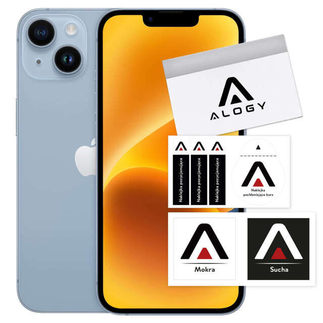 Alogy Szkło hybrydowe do Apple iPhone 14 Plus na cały ekran Flexi Full Glass 9H ochrona na cały ekran