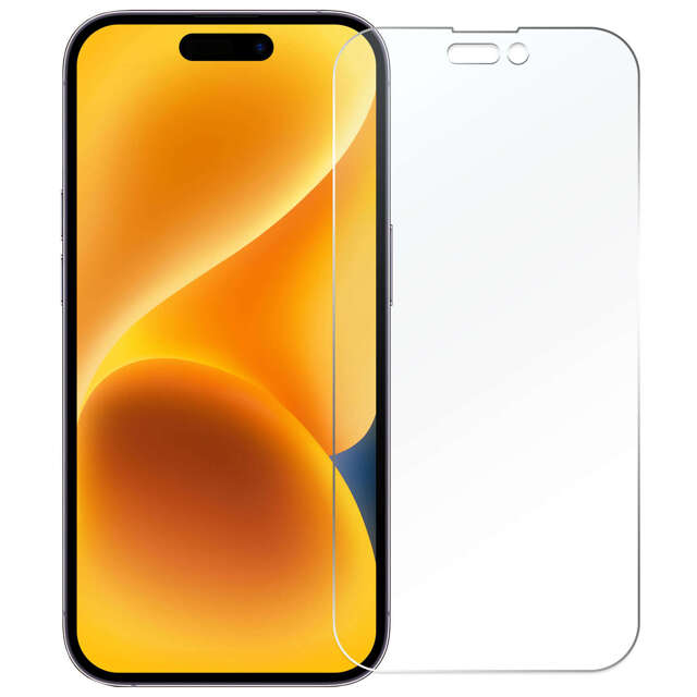 Alogy Szkło hybrydowe do Apple iPhone 14 Pro Max na cały ekran Flexi Full Glass 9H ochrona na cały ekran