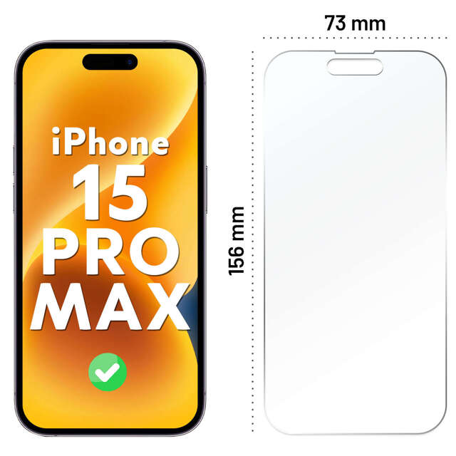 Alogy Szkło hybrydowe do Apple iPhone 15 Pro Max na cały ekran Flexi Full Glass 9H ochrona na cały ekran